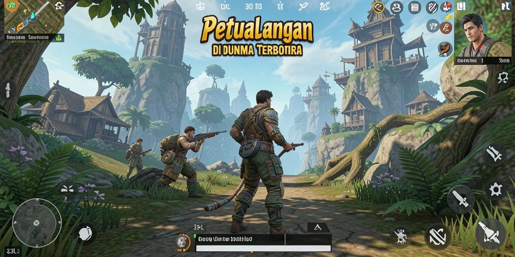 Gameplay 33L yang menampilkan kebebasan eksplorasi dunia terbuka.
