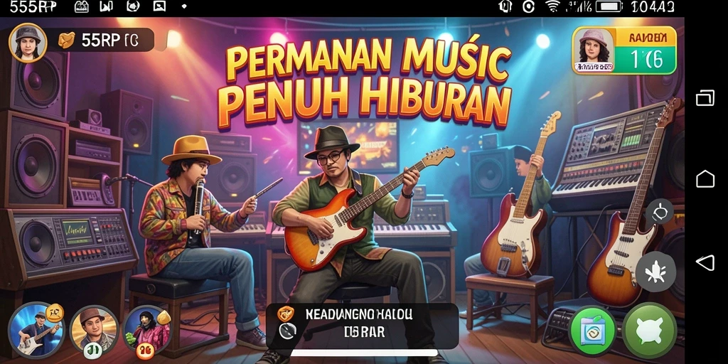 Tampilan gameplay yang menarik dan penuh warna di 55RP.