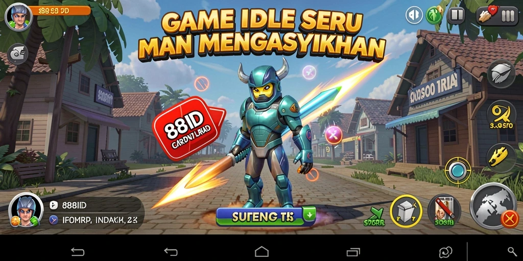 Tampilan gameplay 88ID yang menarik dan penuh warna.