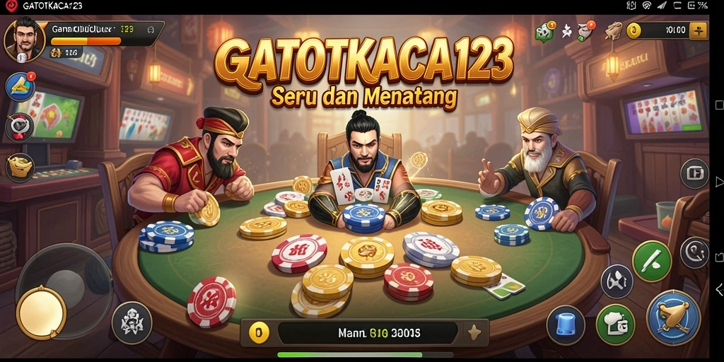 Screenshot GATOTKACA123 menampilkan gameplay QiuQiu yang seru.