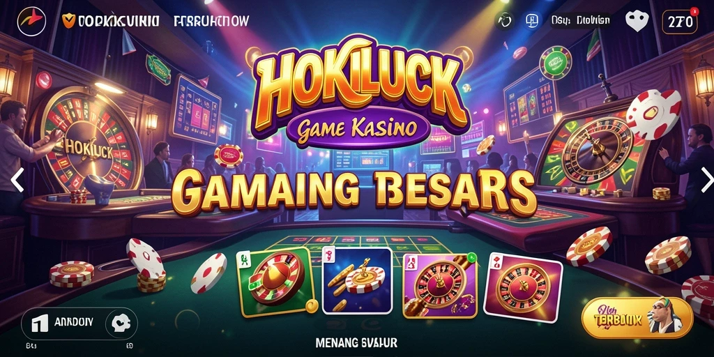 Screenshot HOKILUCK menampilkan gameplay Kasino yang menarik dan interaktif.