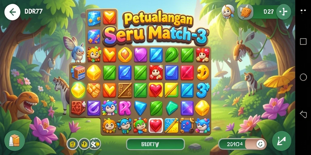 Tangkapan layar dari gameplay IDR77 yang seru dan penuh warna.