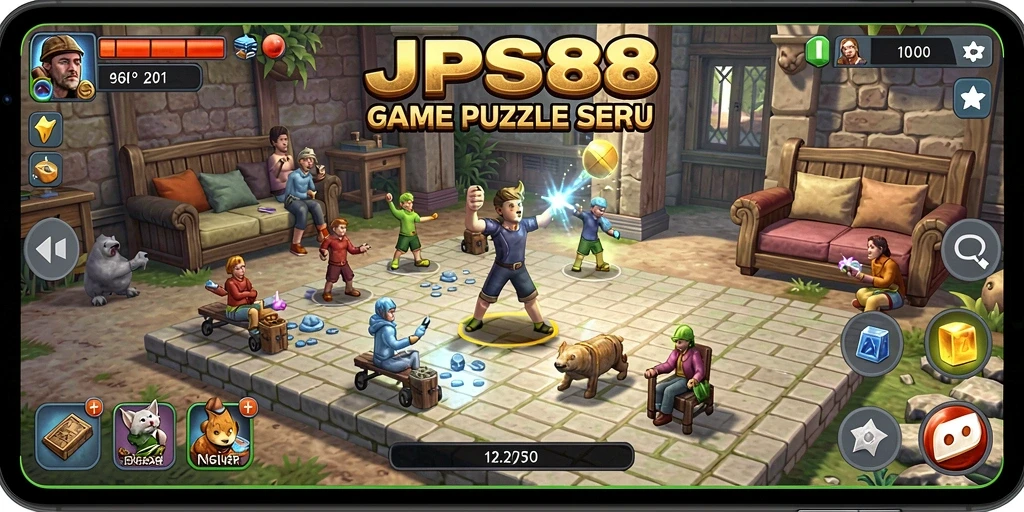 Tampilan gameplay seru JPS88 yang menantang logika dan kreativitas.