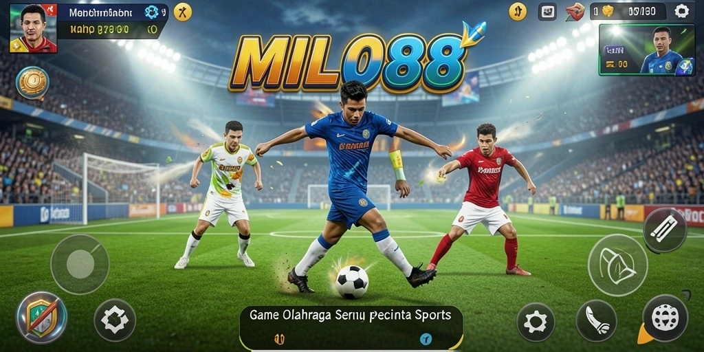 Tampilan gameplay seru dari MILO88 dengan beragam olahraga yang ditawarkan.
