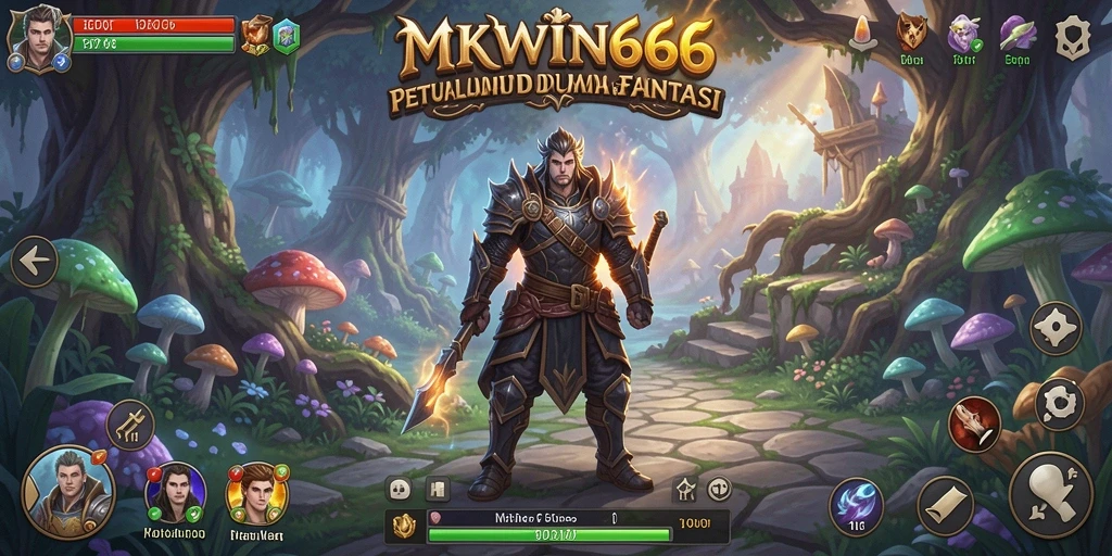 Screenshot gameplay MKWIN666 menunjukkan aksi seru dan lingkungan yang menakjubkan.