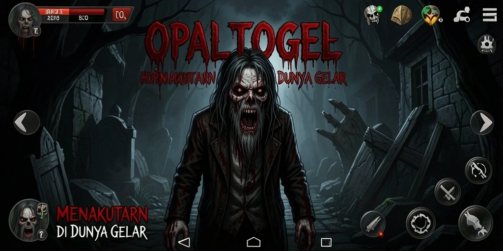 Tampilan gameplay OPALTOGEL yang menegangkan dan mencekam.