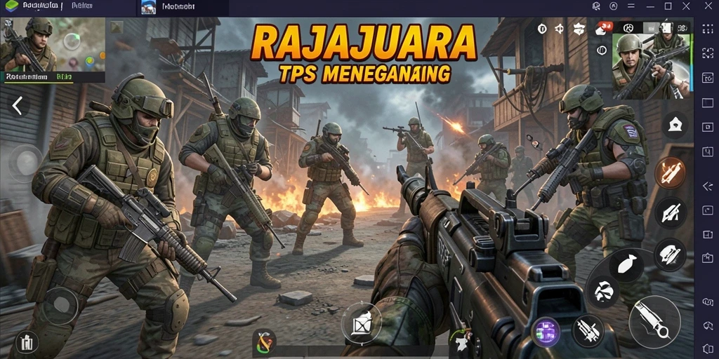 Screenshot gameplay menampilkan aksi seru di RAJAJUARA.