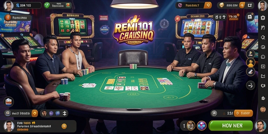 Tampilan gameplay Live Casino yang menarik dan interaktif di REMI101.