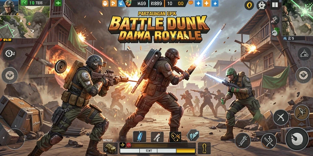 Tampilan gameplay RI889 yang intens dan penuh aksi.